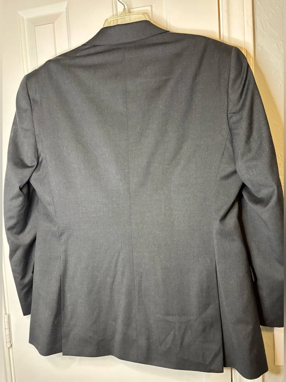 Pronto Uomo Dark Charcoal Two-Button Men's Suit Jacket Coat
